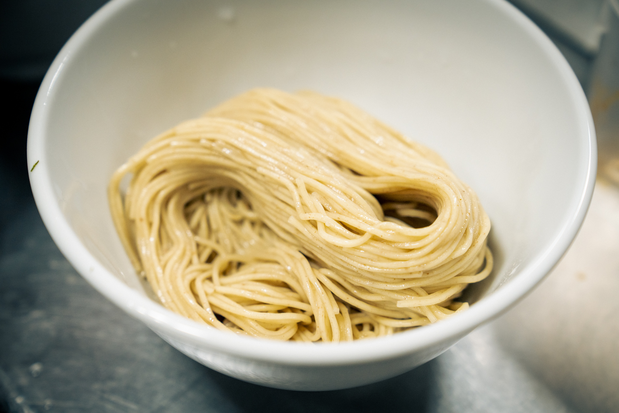 器に盛られた麺